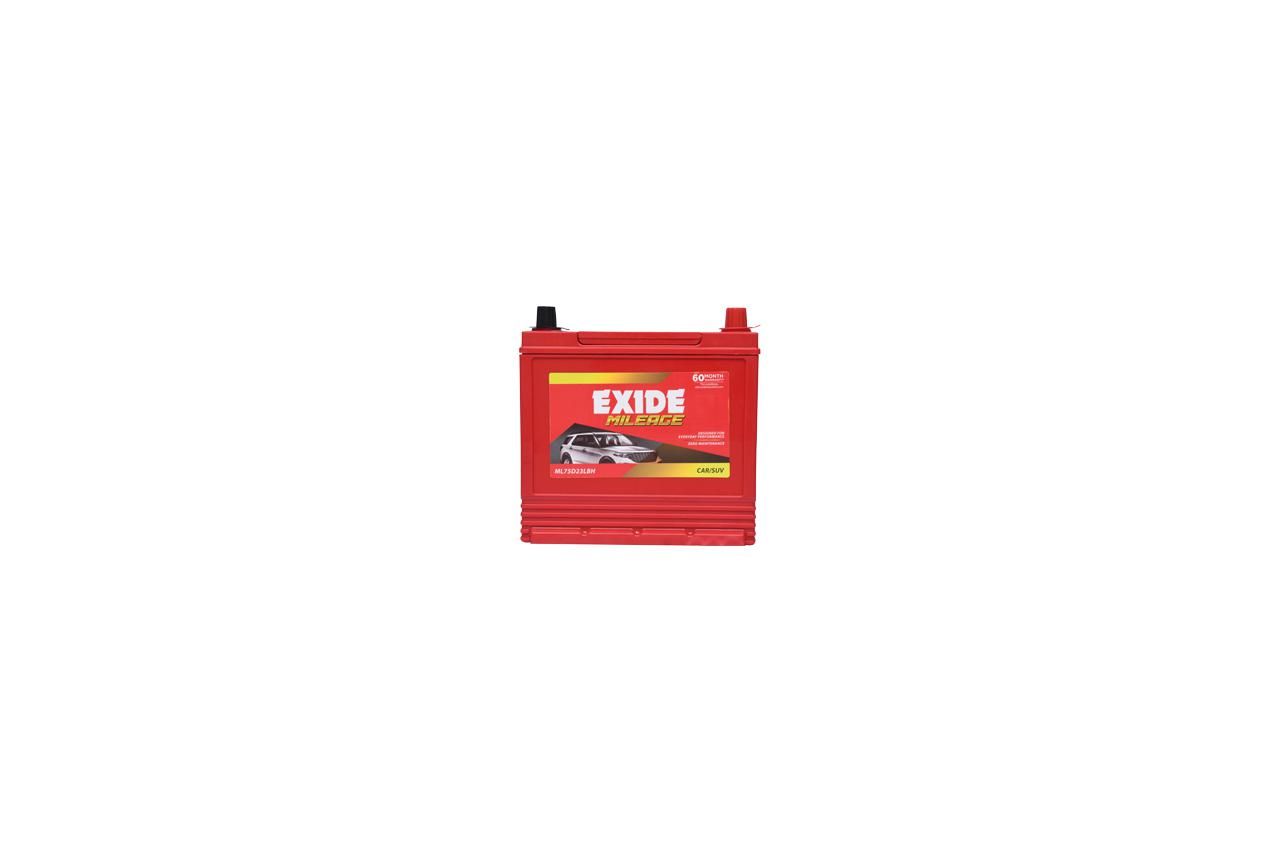Exide Battery - 68 Ah  60 Months (30 M Free + 30 M Pro-rata) AV737078