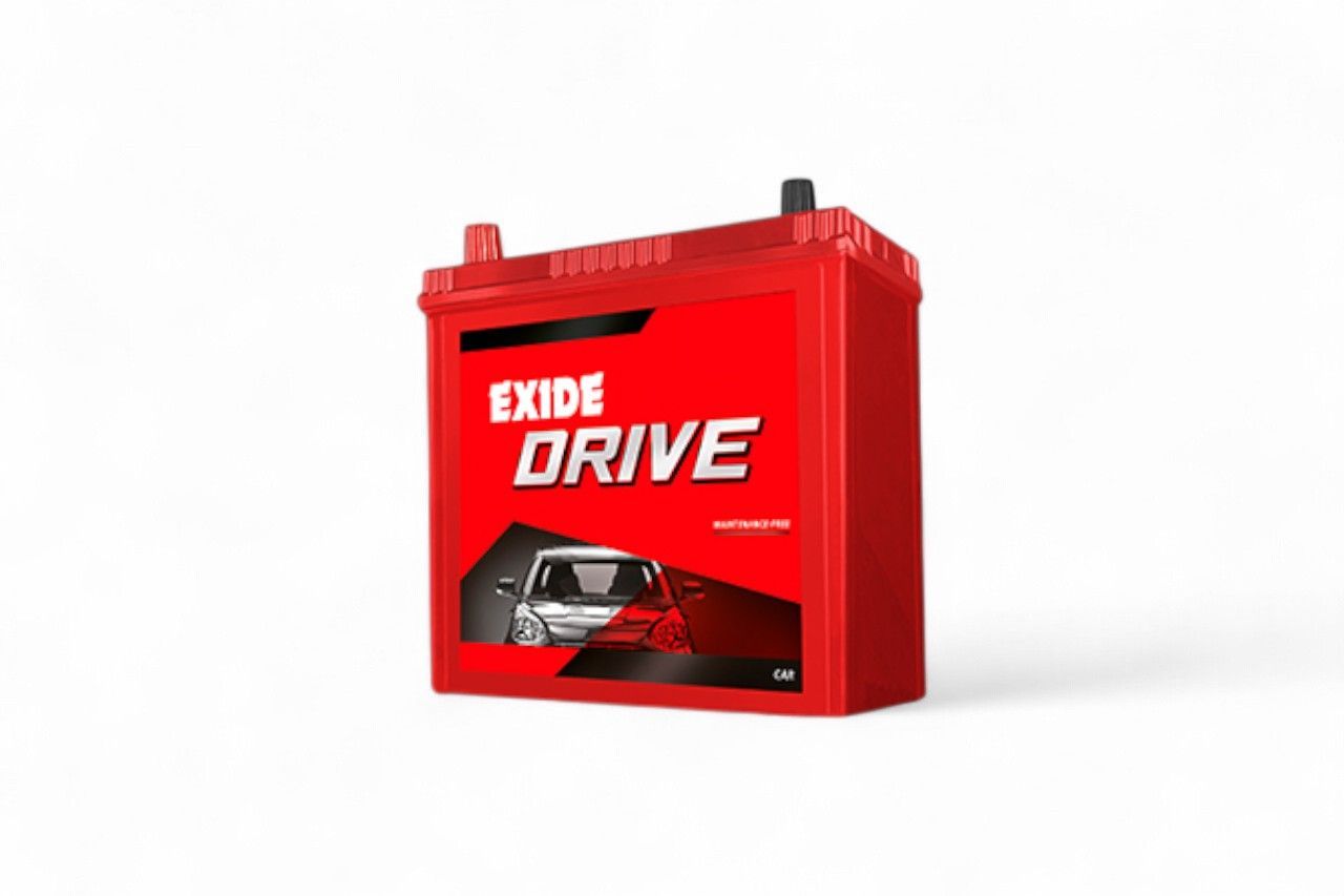 Exide Battery - 65 Ah 36 Months (18 M Free + 18 M Pro-rata) FEG0-DRIVE65L
