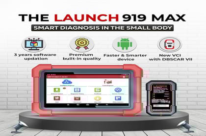 Launch Professional 919 Max Smart Diagnostic Scanner AV319105