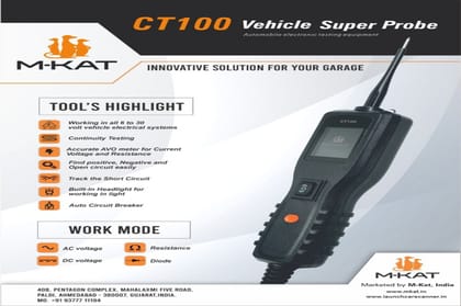 Launcher M-Kat Ct100 Professional Circuit Tester AV817297